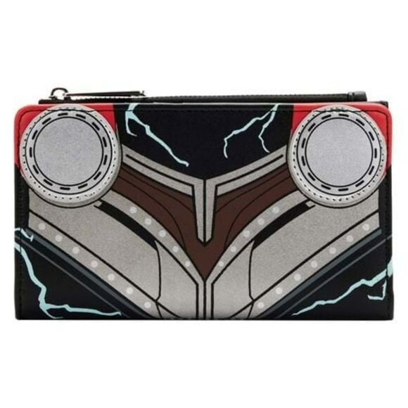 Loungefly Marvel Thor Love & Thunder Flap Wallet NWT - Picture 2 of 4